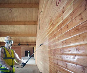 обработка защитными пропитками деревянных конструкций
